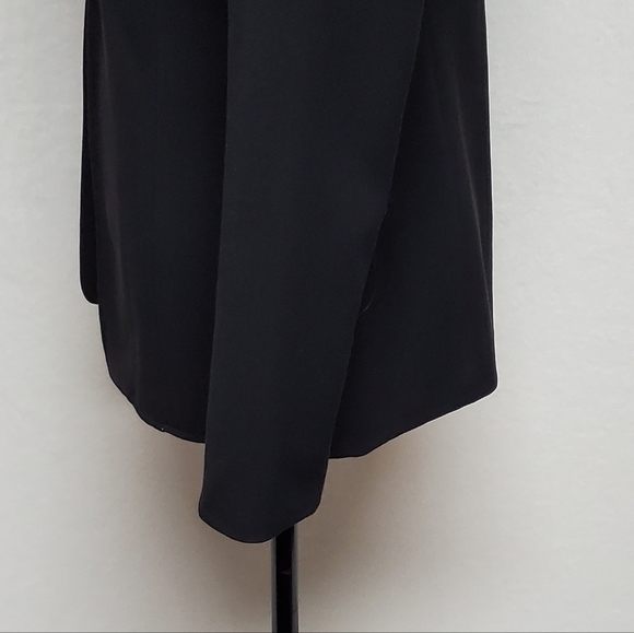 VINTAGE 1990s The Limited Stretch Black Fitted Blazer Lapel Collar Fully Lined - Picture 8 of 13